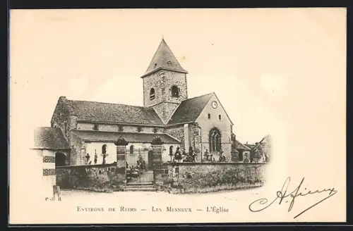 AK Les Mesneux, L`Église