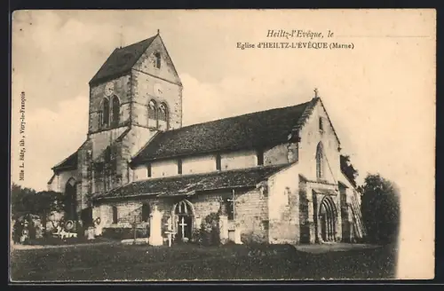 AK Heiltz-l`Évêque /Marne, L`Église
