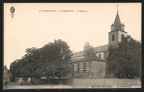 AK Florent /Argonne, L`Eglise