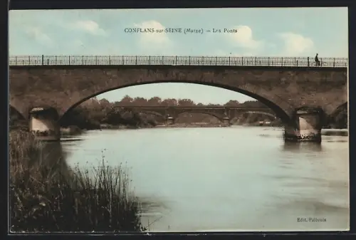 AK Conflans-sur-Seine /Marne, Les Ponts