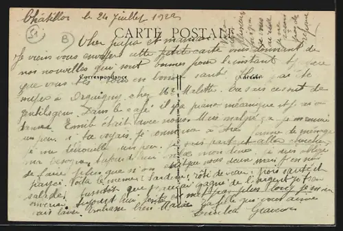 AK Chatillon-sur-Marne, Place Urbain