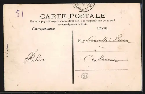 AK Villiers-les-Maillets, Château de Villiers-les-Maillets et son reflet dans le lac