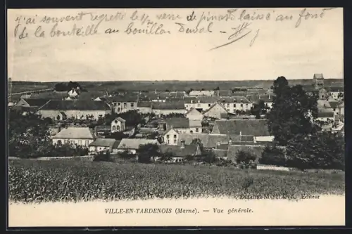 AK Ville-en-Tardenois /Marne, Vue générale