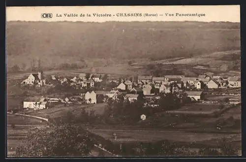 AK Chassins /Marne, La Vallée de la Victoire, Vue Panoramique