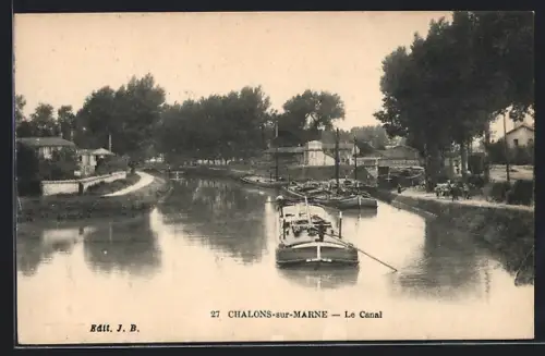 AK Châlons-sur-Marne, Le Canal