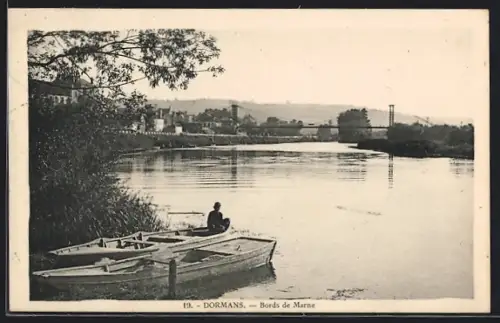 AK Dormans, Bords de Marne