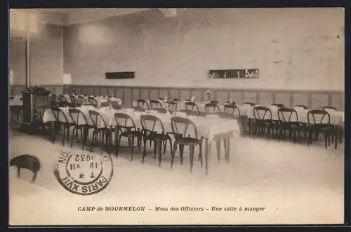 AK Mourmelon, Mess des Officiers, Une salle à manger