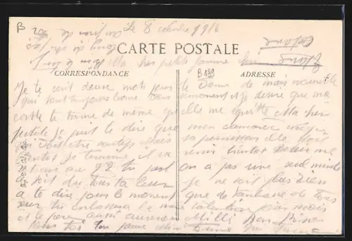 AK Le Mesnil-sur-Oger, Vue générale sur le village avec vignes au premier plan