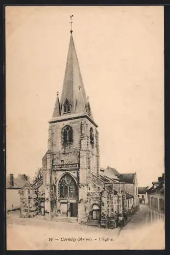 AK Cormicy /Marne, L`Église