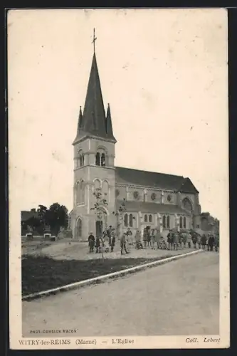 AK Witry-lès-Reims /Marne, L`Église