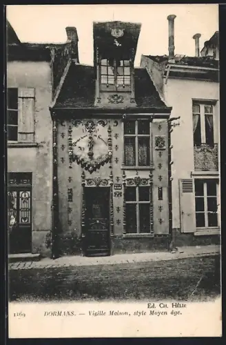 AK Dormans, Vieille Maison, style Moyen Âge