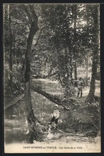 AK Saint-Étienne-au-Temple, Les bords de la Vesle