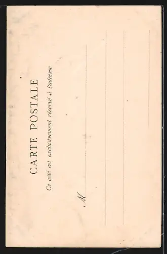 AK Reims, Statue de Louis XV, Place Royale avant la suppression de la Grille