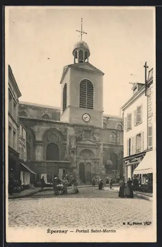 AK Épernay, Portail Saint-Martin