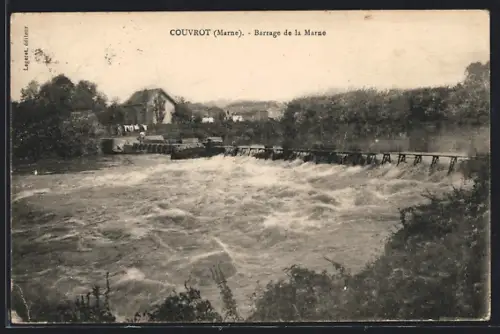AK Couvrot /Marne, Barrage de la Marne