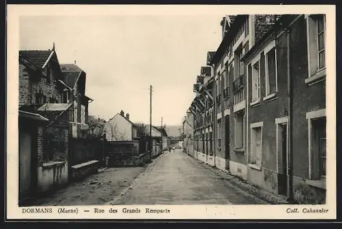 AK Dormans, Rue des Grands Remparts