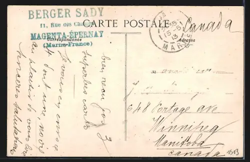 AK Èpernay, Rue Porte Lucas et Hotel de l`Europe