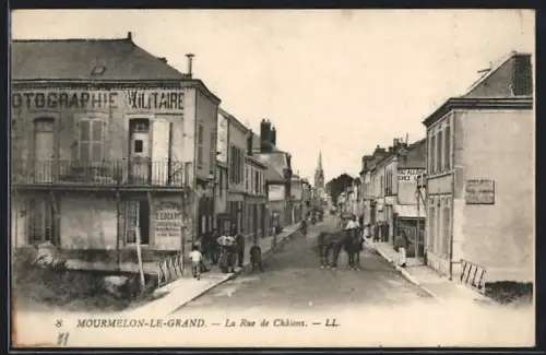 AK Mourmelon-le-Grand, La Rue de Chalons
