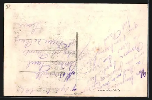 AK Somme-Suippes, Route de Suippes