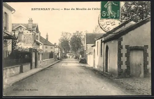 AK Esternay, Rue du Moulin de l`Aitre