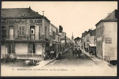 AK Mourmelon-le-Grand, la Rue de Chalons