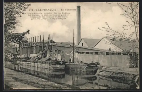 AK Vitry-le-Francois, La Cimenterie