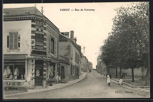 AK Verzy, Rue de Verzenay