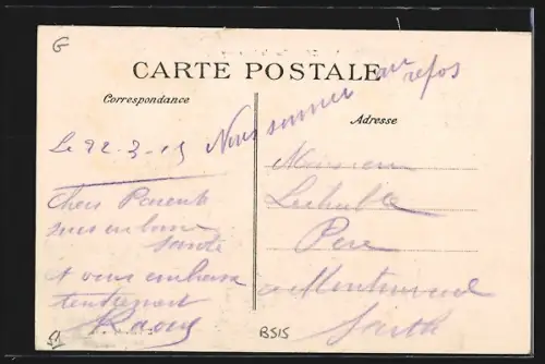 AK Verzy, Rue de Verzenay