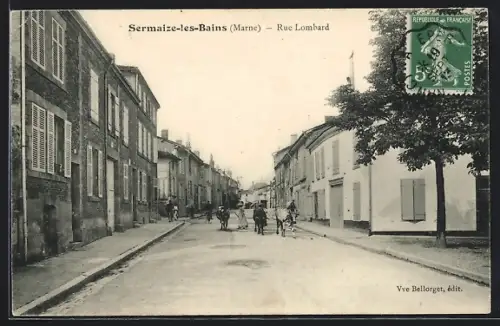 AK Sermaize-les-Bains, Rue Lombard