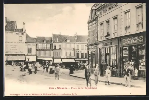 AK Sézanne, Place de la République
