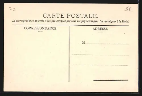 AK Sézanne, Place de la République