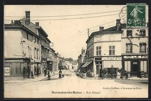 AK Sermaize-les-Bains, Rue Bénard