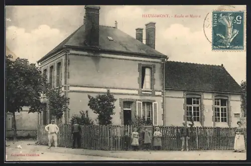 AK Haussimont, Ecole et Mairie