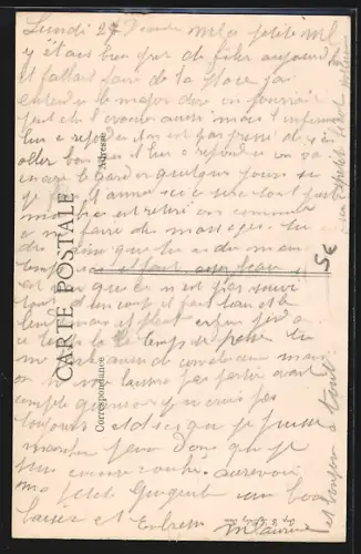 AK Ay, Rue Jeanson avec passant devant un bâtiment élégant