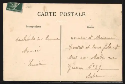 AK Fère-Champenoise, Pont de la Vaure avec habitants sur le pont