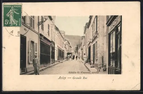 AK Avize, Grande Rue