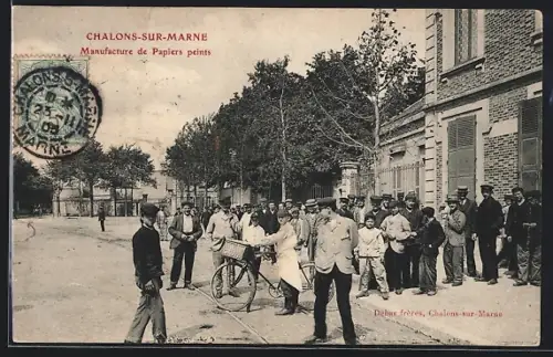 AK Châlons-sur-Marne, Manufacture de Papiers peints