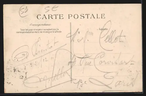 AK Ay, Boulevard du Nord 8 jours après le Désastre, Révolution en Champagne 12 avril 1911