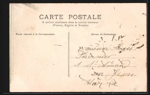 AK Vanault-les-Dames, L`Hôtel Cayette avec des habitants devant l`entrée