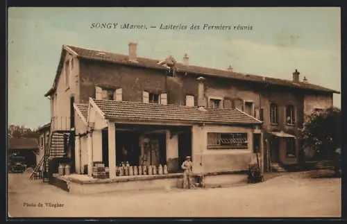 AK Songy /Marne, Laiteries des Fermiers réunis