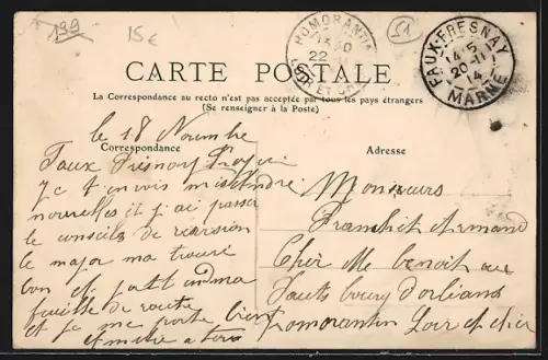 AK Faux-Fresnay, Rue des Marais animée avec enfants jouant