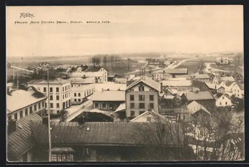 AK Mjölby, Panorama mit Strassenpartie