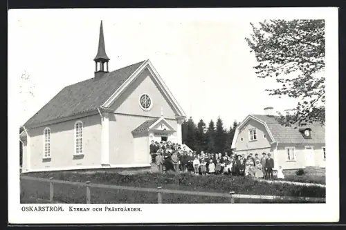 AK Oskarström, Kyrkan och Prästgarden