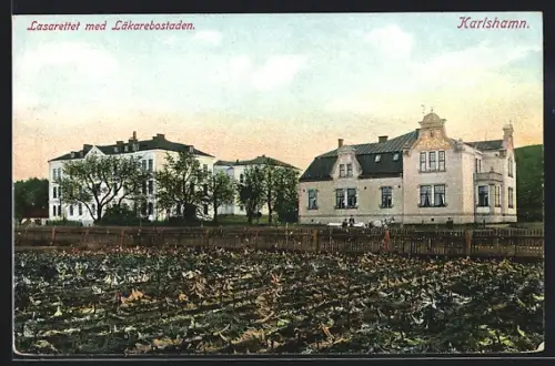 AK Karlshamn, Lasarettet med Läkarebostaden