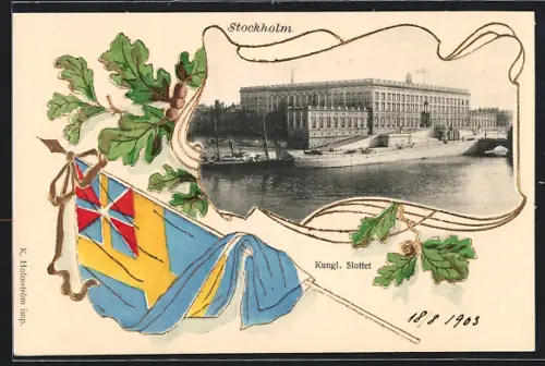Präge-AK Stockholm, Kungl. Slottet