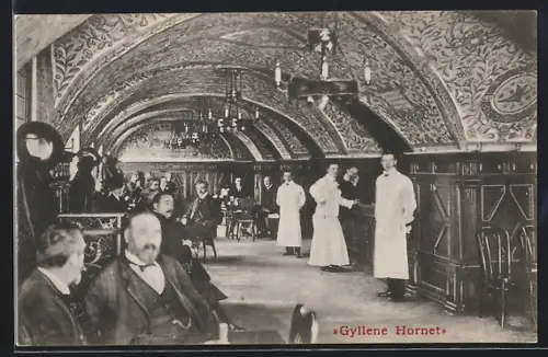 AK Göteborg, Palace Hotel`s Bierhalle, Gyllene Hornet
