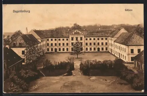 AK Augustenburg, Schloss Augustenburg aus der Vogelschau