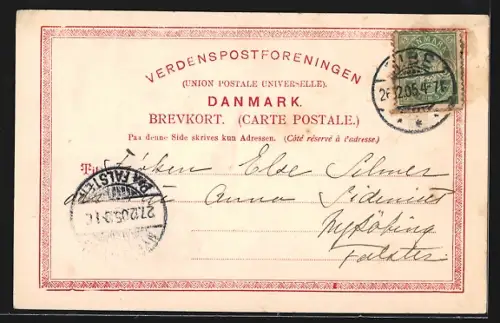 AK Tjele, Anwesen im Ort