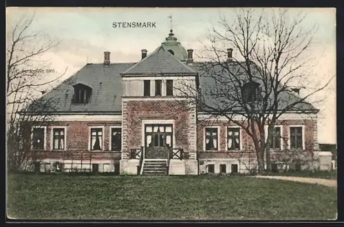 AK Stensmark, Partie an einem Haus