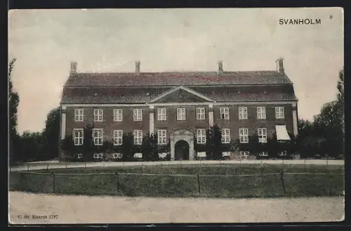 AK Svanholm, Grünanlage vor einem Anwesen